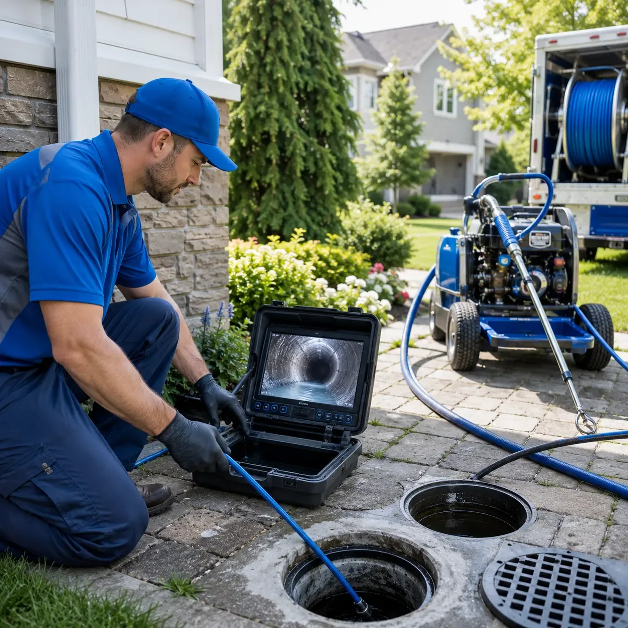 Outdoor drain cleaning professionals serving Granville, NY