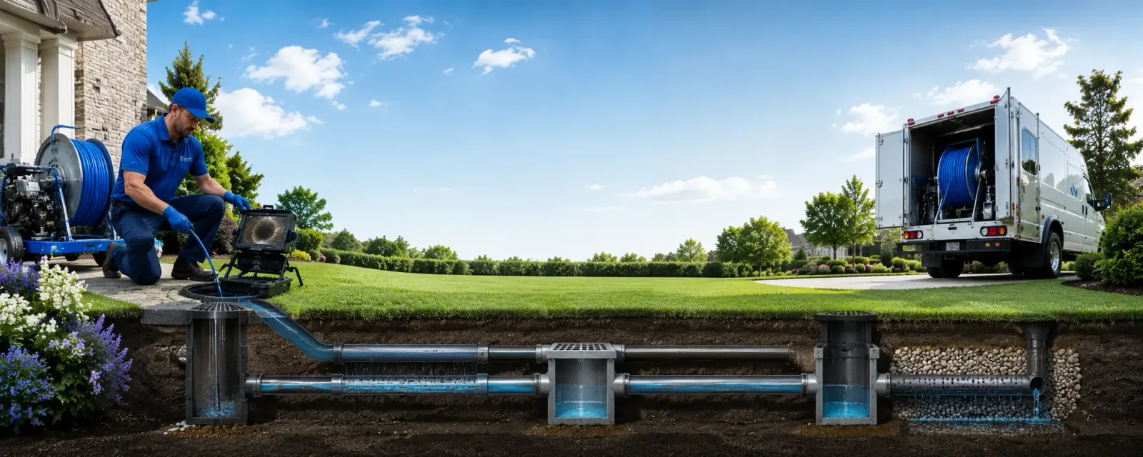 Outdoor drain cleaning information for Granville, NY